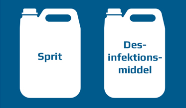 sprit desinfektionsmiddel illustration